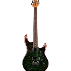 Ernie Ball Music Man Luke 3 HH Quilt Maple Top Rosewood Fingerboard Electric Guitar Luscious Green