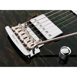 Ernie Ball Music Man Luke 3 HH Quilt Maple Top Rosewood Fingerboard Electric Guitar Luscious Green