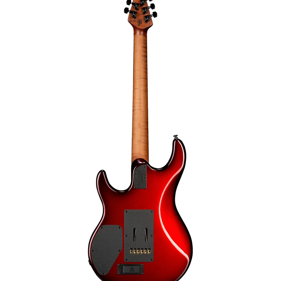 Ernie Ball Music Man Luke 4 SSS Electric Guitar Scoville Red