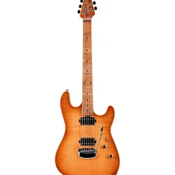 Ernie Ball Music Man Sabre HH Maple Fingerboard Electric Guitar Honey Suckle