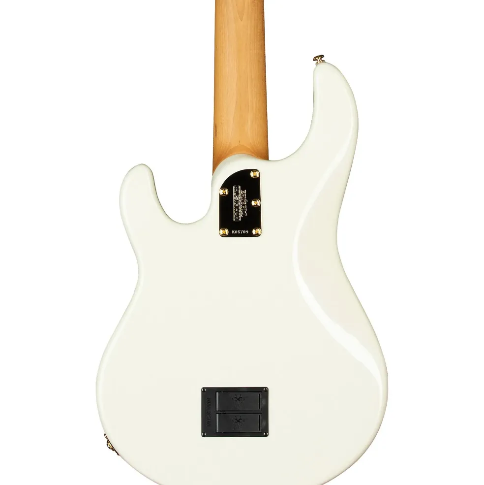 Ernie Ball Music Man StingRay5 Special HH 5-String Electric Bass Guitar Ivory White