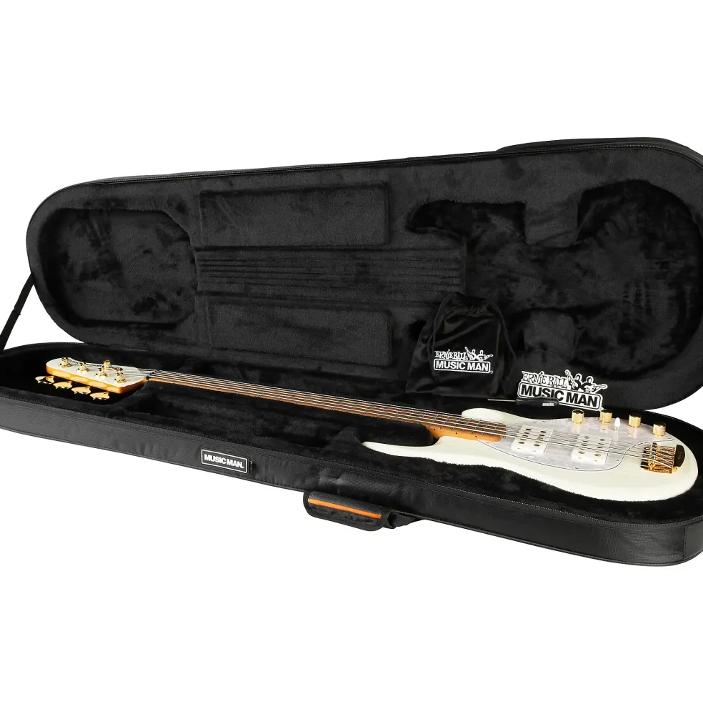 Ernie Ball Music Man StingRay5 Special HH 5-String Electric Bass Guitar Ivory White