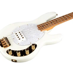 Ernie Ball Music Man Stingray Special 4 H Limited-Edition Roasted Maple Fingerboard Electric Bass Ivory White