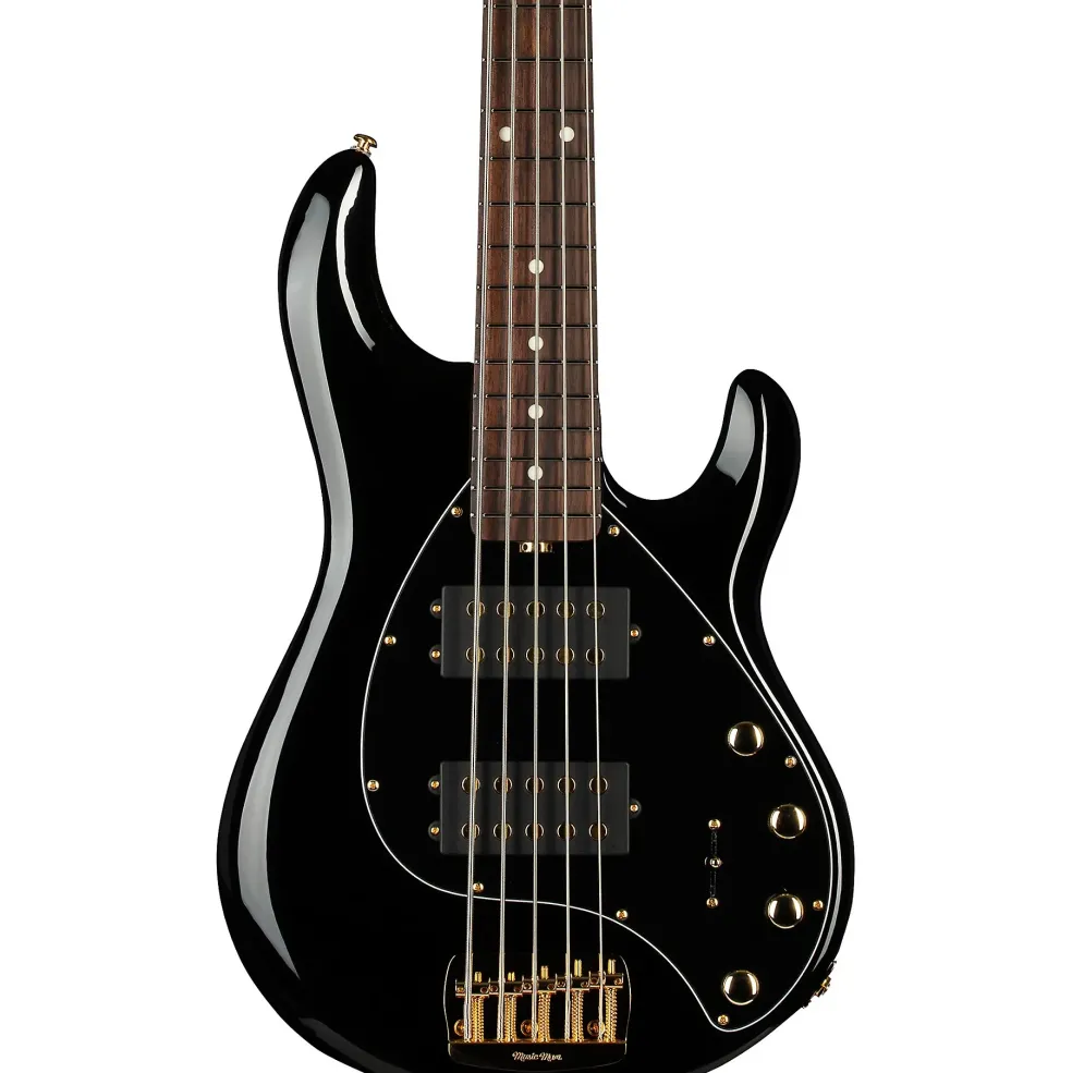 Ernie Ball Music Man Stingray Special 5 HH Limited-Edition Rosewood Fingerboard Electric Bass Guitar Black