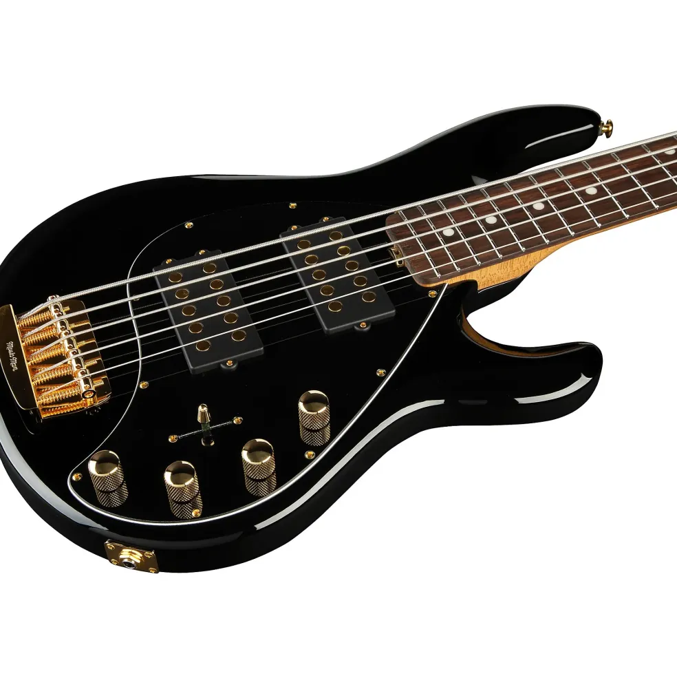 Ernie Ball Music Man Stingray Special 5 HH Limited-Edition Rosewood Fingerboard Electric Bass Guitar Black