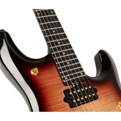 Ernie Ball Music Man 20th Anniversary John Petrucci JP6 Electric Guitar Honey Butter Burst