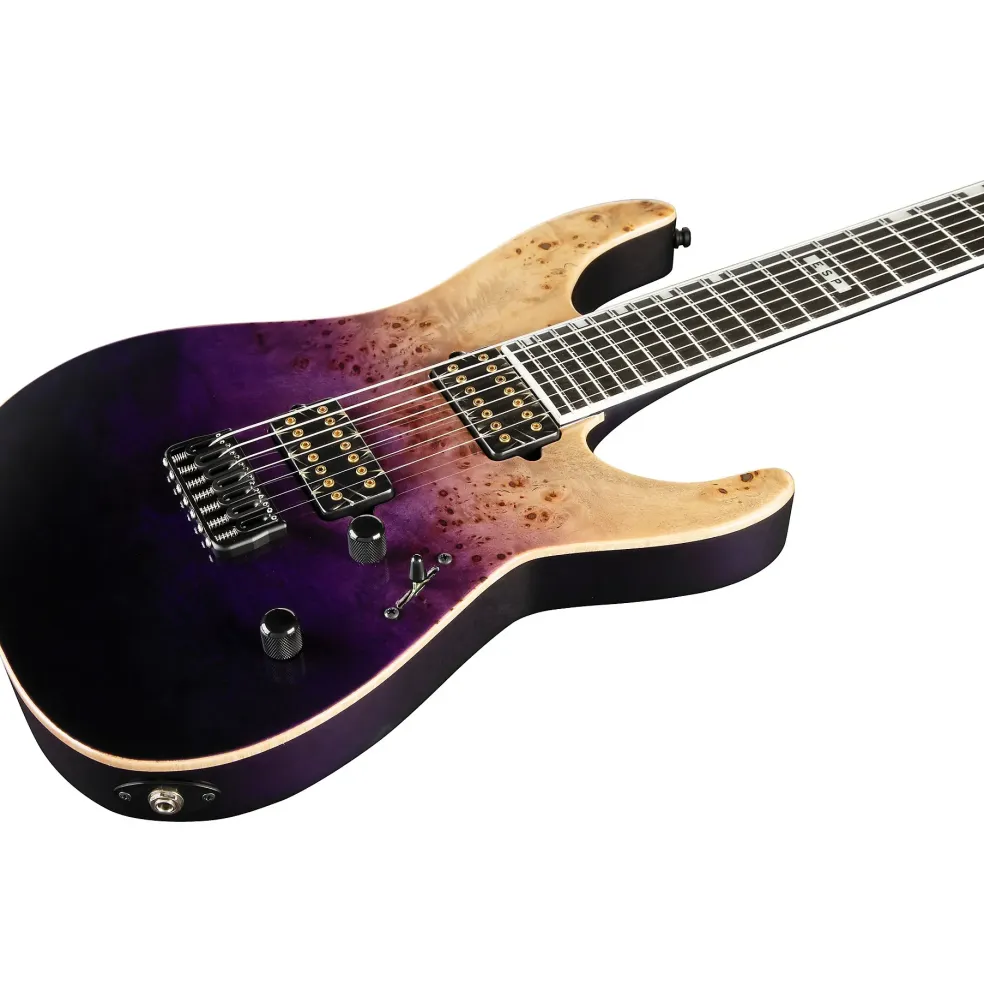 ESP E-II M-II 7 NT Electric Guitar See-Thru Purple