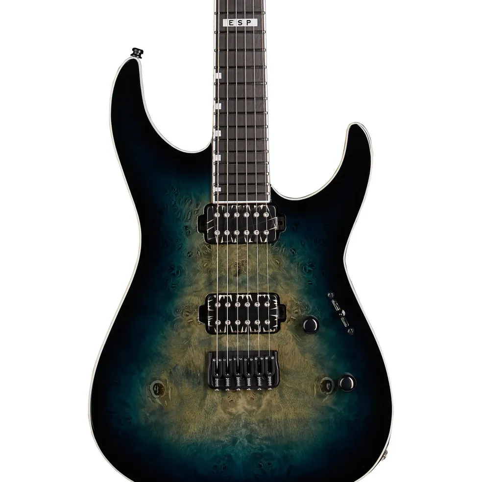 ESP E-II M-II Electric Guitar Mercury Blue Burst