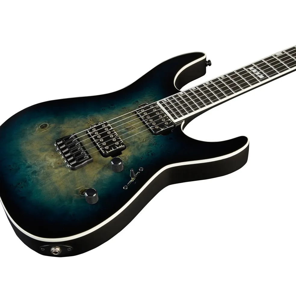 ESP E-II M-II Electric Guitar Mercury Blue Burst