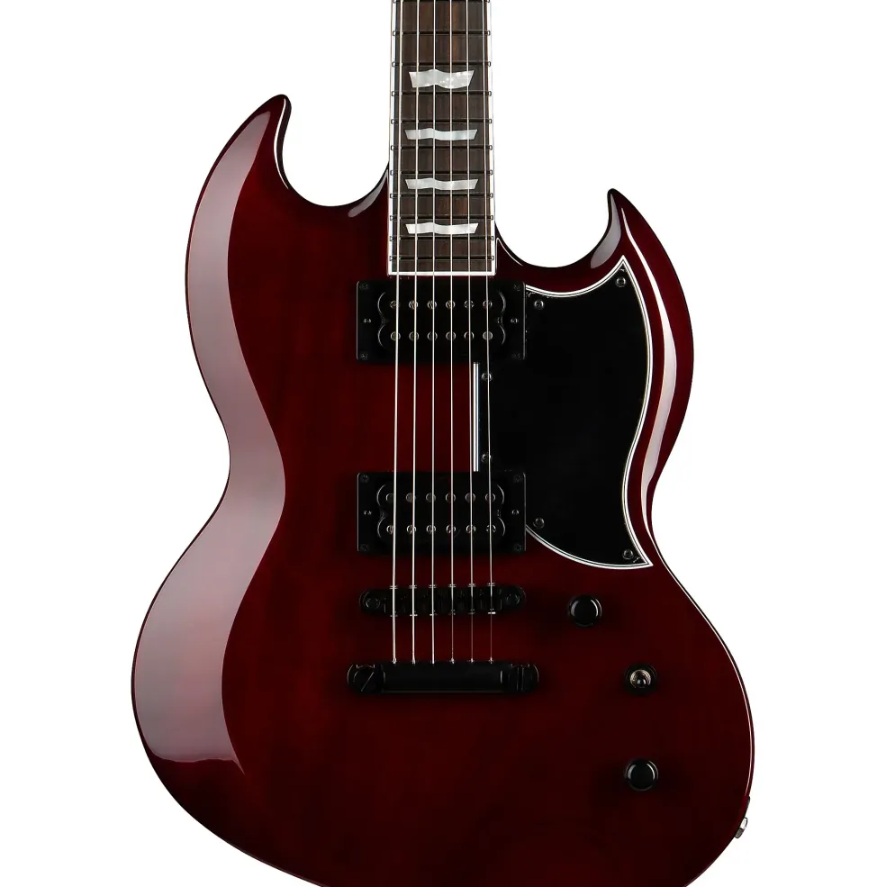 ESP E-II Viper Electric Guitar See-Thru Black Cherry Sunburst