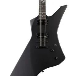 ESP Hetfield Snakebyte Electric Guitar Black Satin
