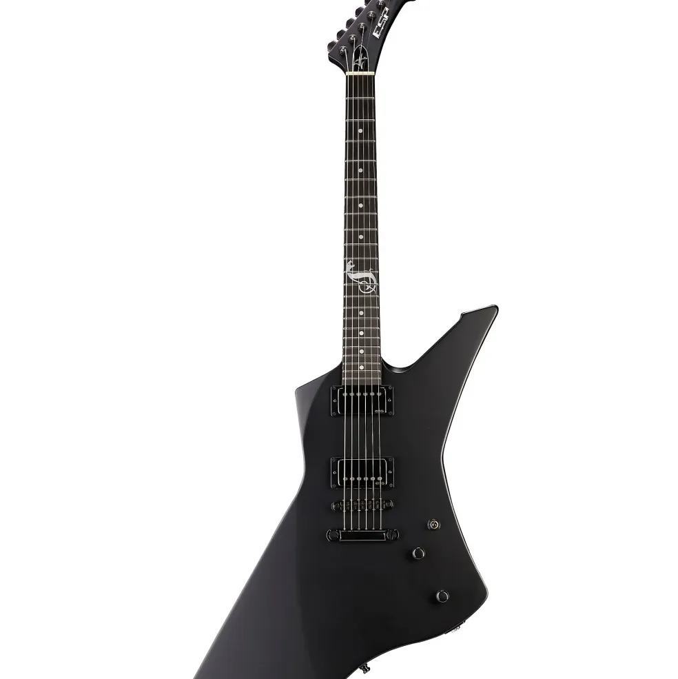 ESP Hetfield Snakebyte Electric Guitar Black Satin