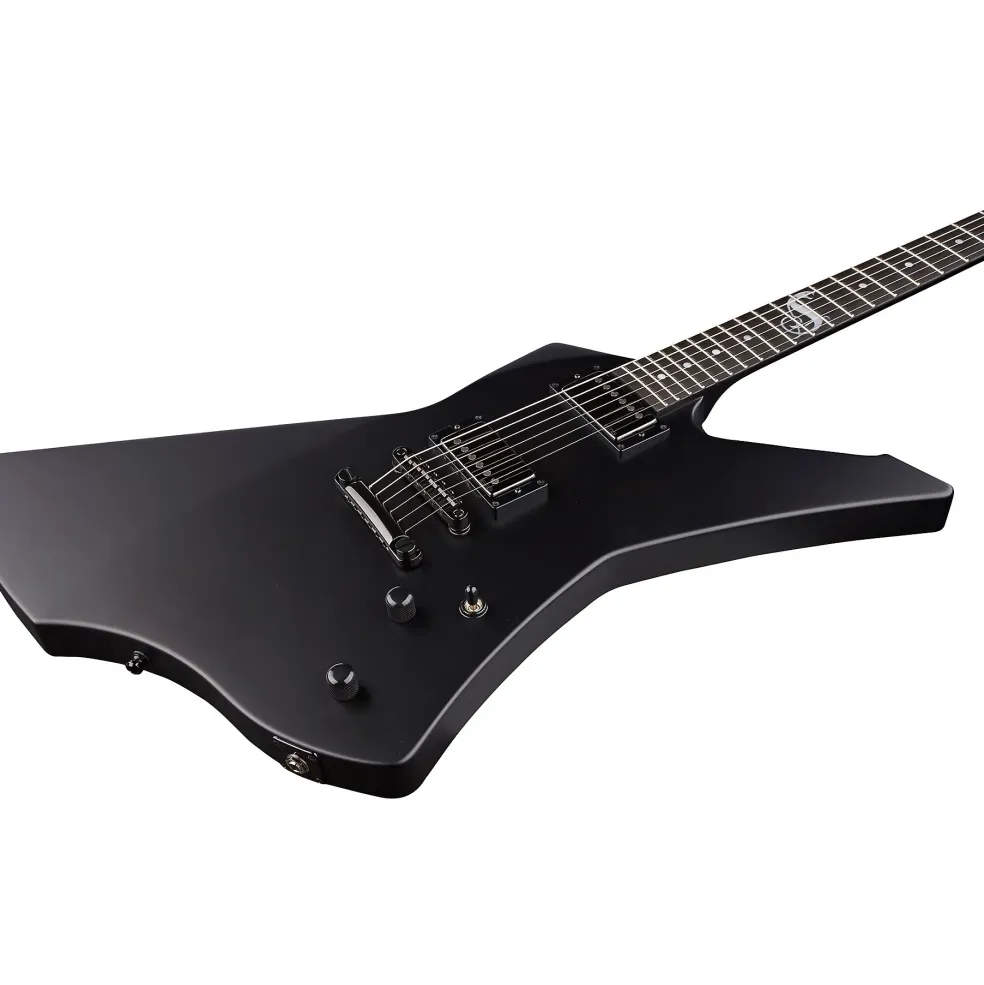 ESP Hetfield Snakebyte Electric Guitar Black Satin