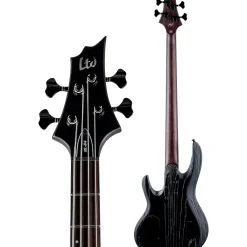 ESP LTD Mike Leon B-4 Electric Bass Guitar Black Blast