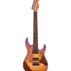 ESP Snapper CTM-7 Electric Guitar Purple Yellow Sunburst