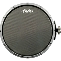 Evans Hybrid Marching Snare Drum Batter Head Gray 14 in.