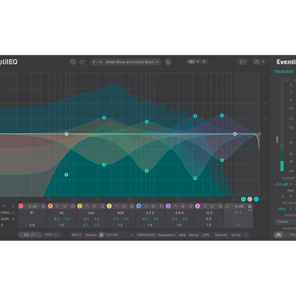 Eventide SplitEQ Parametric EQ Plug-in