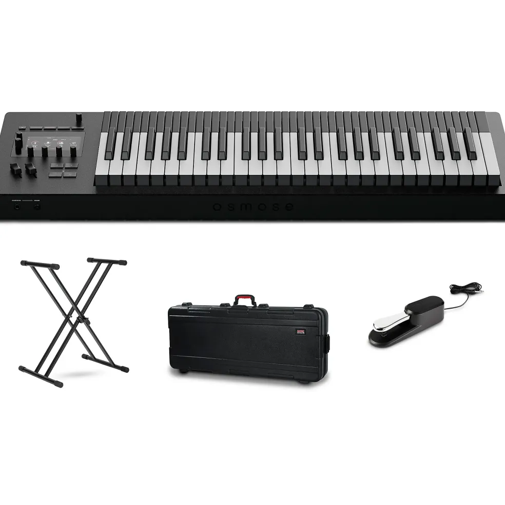Expressive E Osmose 49 49-Key Polyphonic Synthesizer Keyboard Stage Bundle