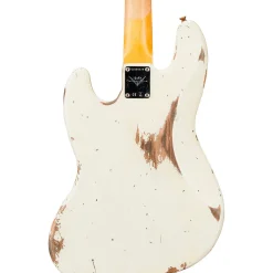Fender Custom Shop 60 Jazz Bass Heavy Relic Aged Olympic White