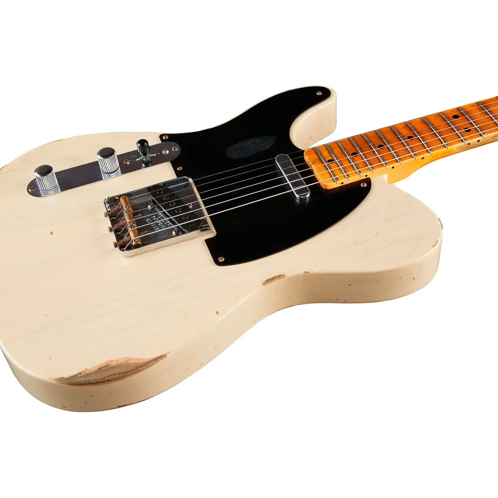 Fender Custom Shop 51 Nocaster Left-Handed Relic Electric Guitar Vintage Blonde