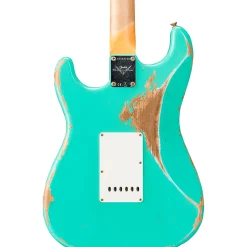 Fender Custom Shop 1967 Stratocaster Heavy Relic Electric Guitar Aged Sea Foam Green