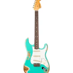 Fender Custom Shop 1967 Stratocaster Heavy Relic Electric Guitar Aged Sea Foam Green