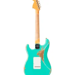 Fender Custom Shop 1967 Stratocaster Heavy Relic Electric Guitar Aged Sea Foam Green