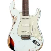 Fender Custom Shop '61 Stratocaster Heavy Relic Electric Guitar Super Faded Aged Sonic Blue over 3-Color Sunburst