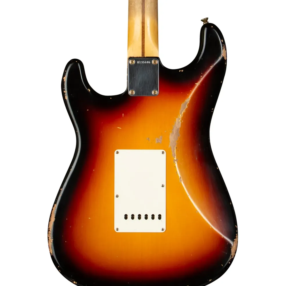 Fender Custom Shop 1958 Stratocaster Journeyman Relic Electric Guitar Masterbuilt by Todd Krause 3-Color Sunburst