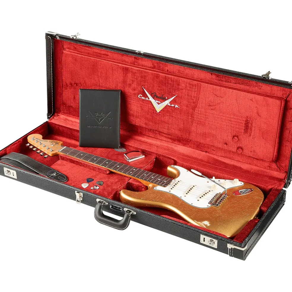 Fender Custom Shop 1958 Stratocaster Journeyman Relic Electric Guitar Masterbuilt by Todd Krause 3-Color Sunburst