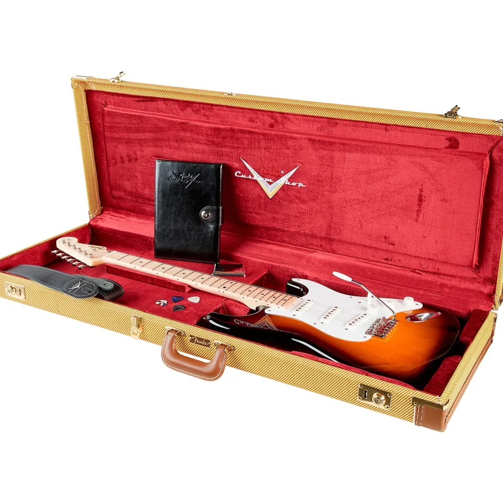 Fender Custom Shop 1958 Stratocaster Journeyman Relic Electric Guitar Masterbuilt by Todd Krause 3-Color Sunburst
