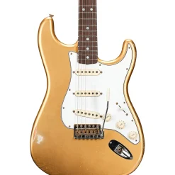 Fender Custom Shop 1969 Stratocaster Journeyman Relic Electric Guitar Masterbuilt by Greg Fessler Aztec Gold
