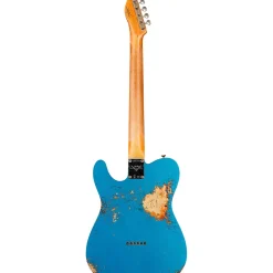 Fender Custom Shop 1960 Telecaster Custom Relic Electric Guitar Aged Lake Placid Blue over 3-Color Sunburst