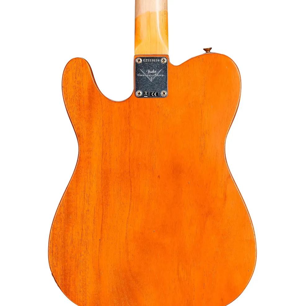 Fender Custom Shop '68 Telecaster Thinline Journeyman Relic Vintage Kalamazoo Mahogany Electric Guitar Aged Natural