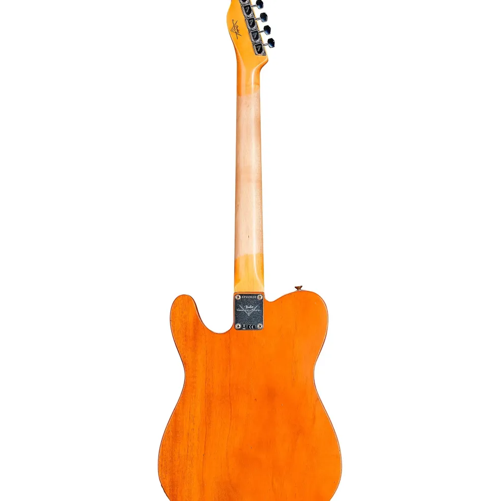 Fender Custom Shop '68 Telecaster Thinline Journeyman Relic Vintage Kalamazoo Mahogany Electric Guitar Aged Natural