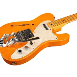 Fender Custom Shop '68 Telecaster Thinline Journeyman Relic Vintage Kalamazoo Mahogany Electric Guitar Aged Natural