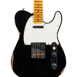 Fender Custom Shop '59 Telecaster Custom Relic Maple Electric Guitar Aged Black