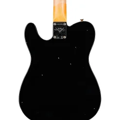 Fender Custom Shop '68 Telecaster Thinline Journeyman Relic Electric Guitar Aged Black
