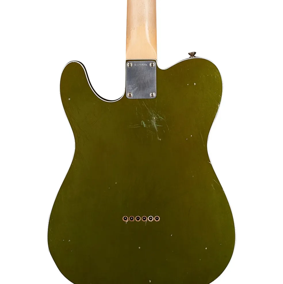 Fender Custom Shop 1963 Telecaster Custom Journeyman Relic Electric Guitar Masterbuilt by Paul Waller Aged Cadillac Green