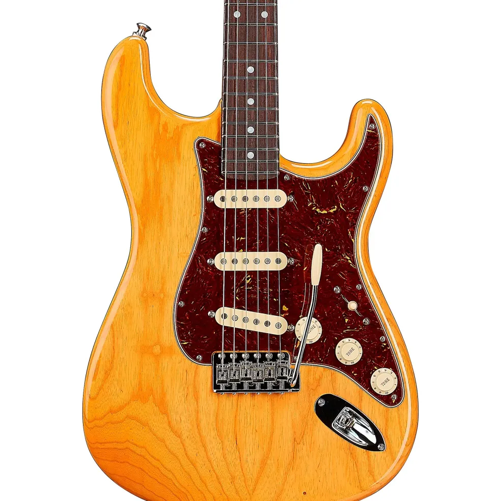 Fender Custom Shop American Custom Stratocaster Rosewood Fingerboard Electric Guitar Amber Natural