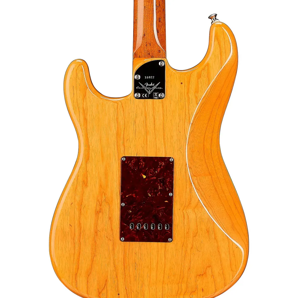 Fender Custom Shop American Custom Stratocaster Rosewood Fingerboard Electric Guitar Amber Natural