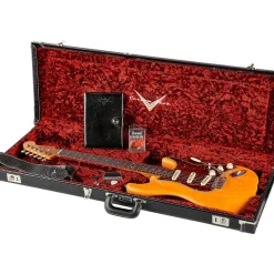 Fender Custom Shop American Custom Stratocaster Rosewood Fingerboard Electric Guitar Amber Natural