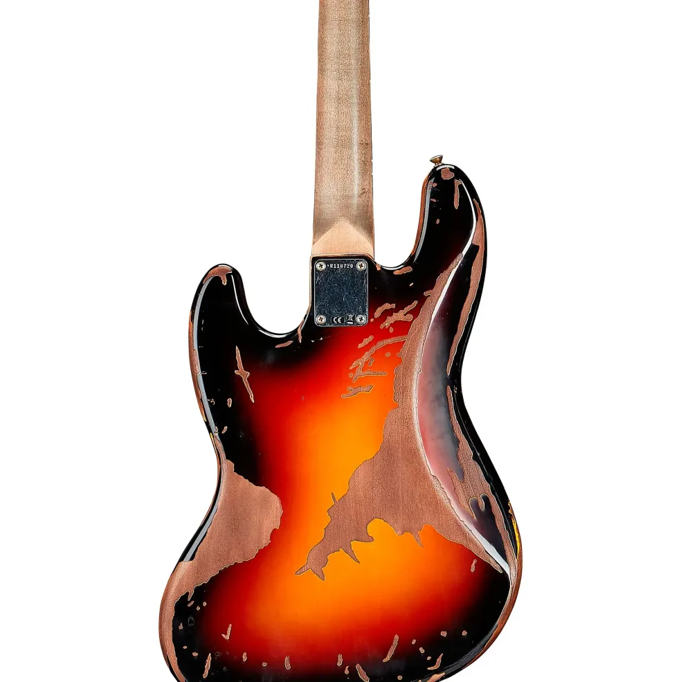 Fender Custom Shop Jaco Pastorius Tribute Relic Jazz Bass 3-Color Sunburst
