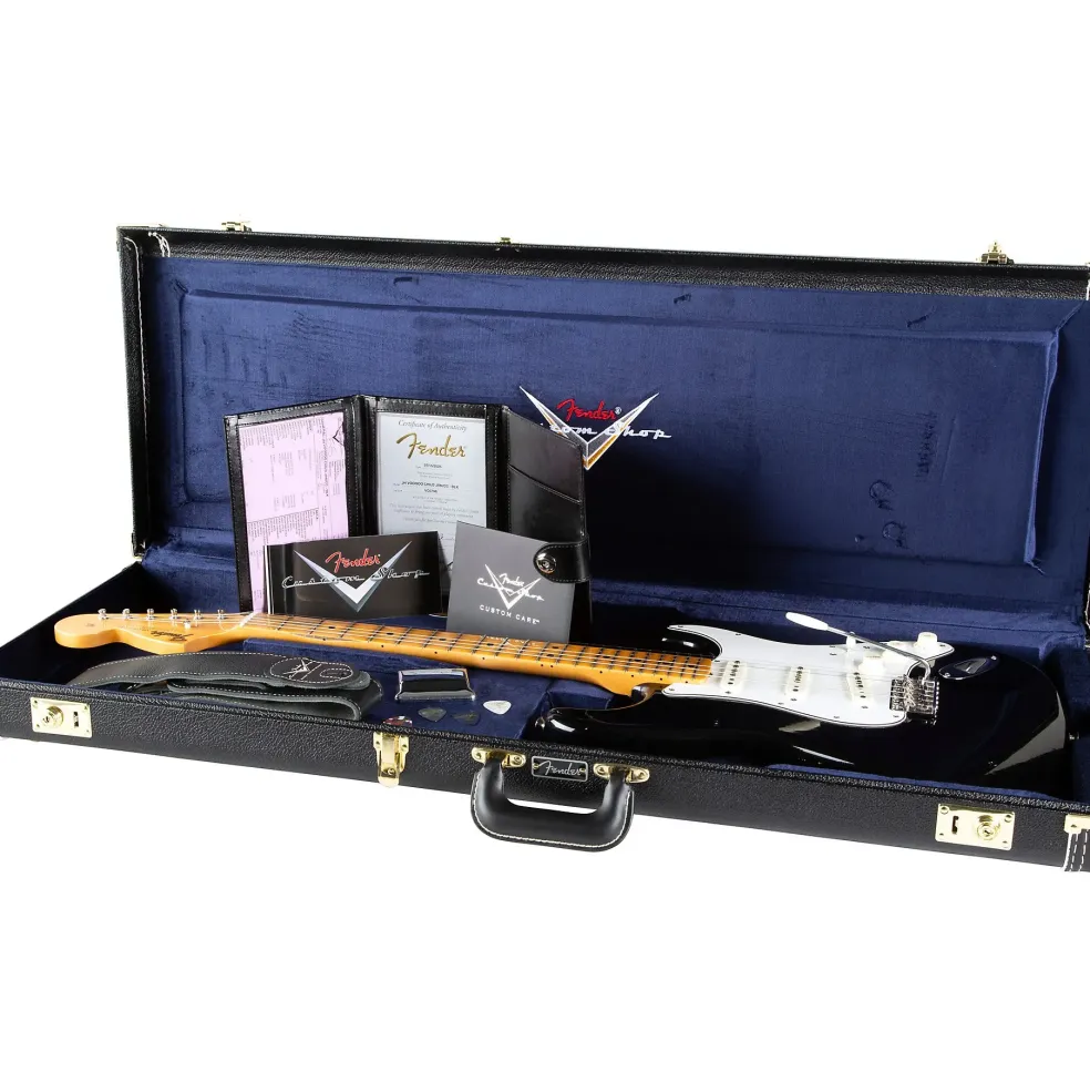 Fender Custom Shop Jimi Hendrix Voodoo Child Stratocaster Journeyman Relic Electric Guitar Black