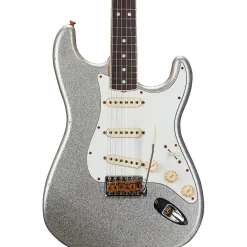 Fender Custom Shop Limited-Edition '65 Stratocaster Journeyman Relic Electric Guitar Aged Silver Sparkle