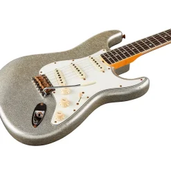 Fender Custom Shop Limited-Edition '65 Stratocaster Journeyman Relic Electric Guitar Aged Silver Sparkle