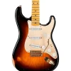 Fender Custom Shop Limited Edition 55 Stratocaster Relic Gold Hardware Electric Guitar Wide Fade 2-Color Sunburst