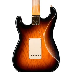Fender Custom Shop Limited Edition 55 Stratocaster Relic Gold Hardware Electric Guitar Wide Fade 2-Color Sunburst