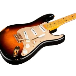 Fender Custom Shop Limited Edition 55 Stratocaster Relic Gold Hardware Electric Guitar Wide Fade 2-Color Sunburst