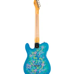 Fender Custom Shop Limited-Edition Dual P-90 Telecaster Relic Electric Guitar Blue Flower